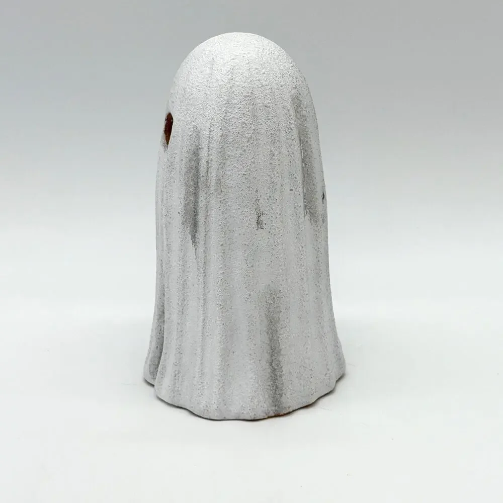 Target Hyde & Eek White Textured Terracotta Ghost 6.75” 2025 NEW
